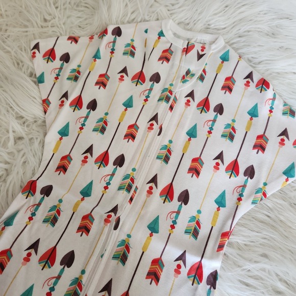 2-PK SLEEPING BABY Zipadee-Zip Sleeping Sack Cotton 3M-6M Extra Small Arrows NEW - Picture 13 of 16